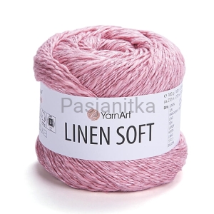 Włóczka Linen Soft 7322 różowy