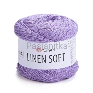 Włóczka Linen Soft 7325 jasny fiolet