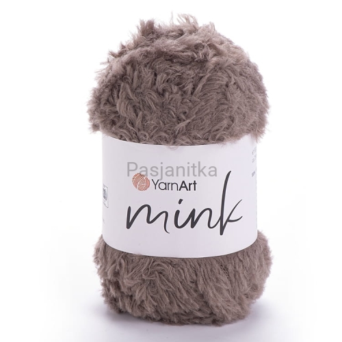 Włóczka Mink 332 jasny brąz