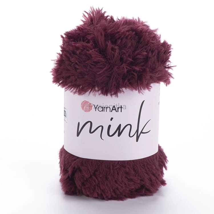 Włóczka Mink 339 wiśnia