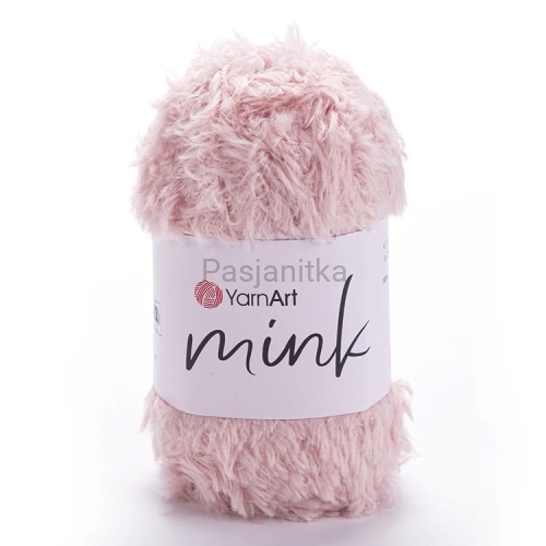 Włóczka Mink 341 pudrowy róż