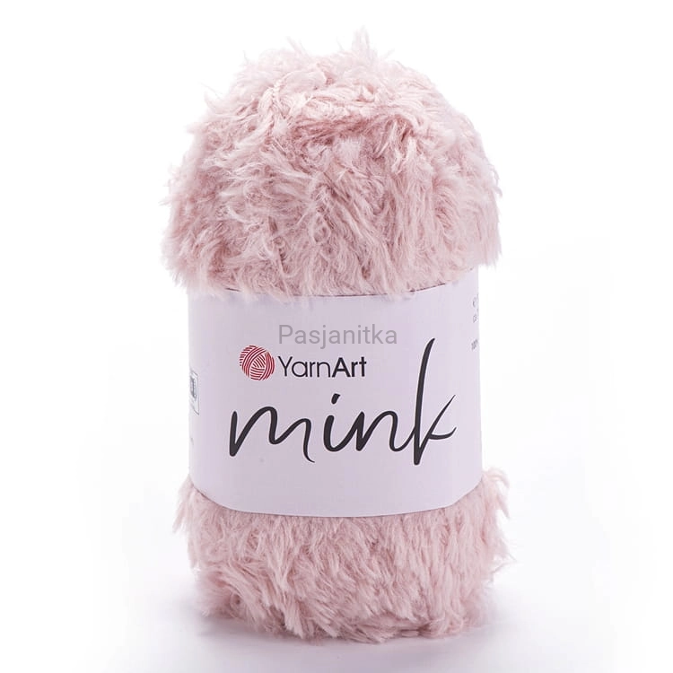 Włóczka Mink 341 pudrowy róż