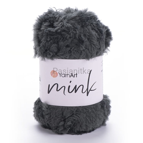 Włóczka Mink 343 ciemny szary