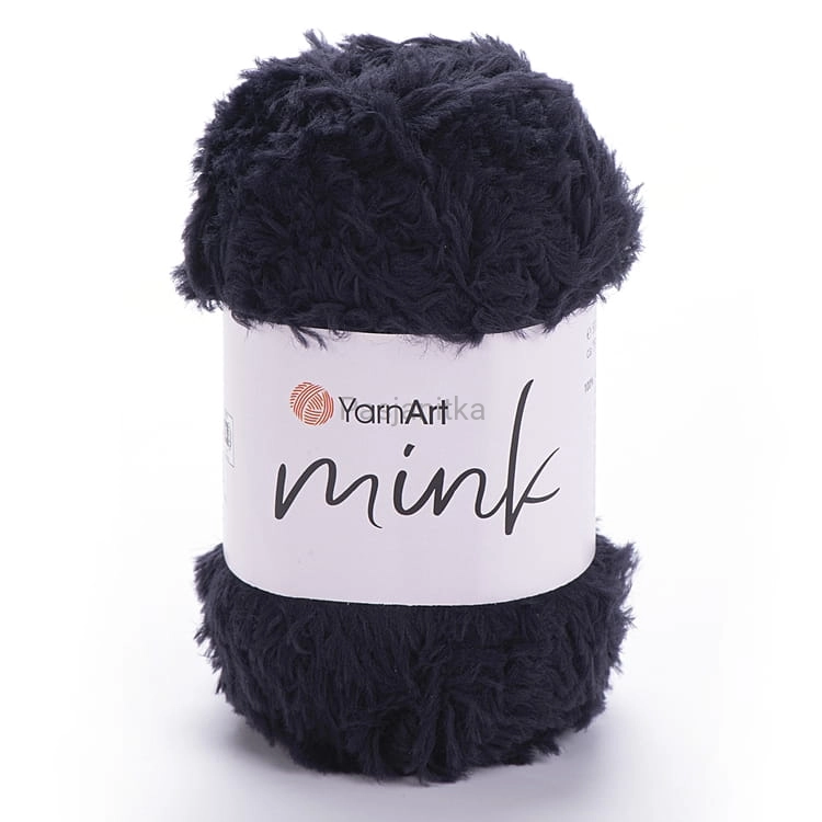 Włóczka Mink 346 czarny
