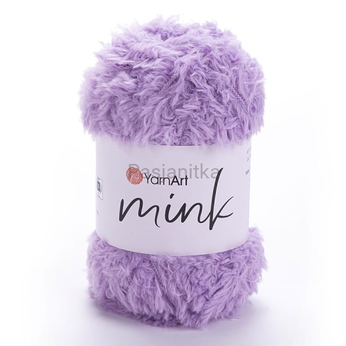 Włóczka Mink 350 jasny fiolet