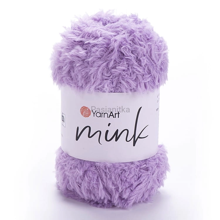 Włóczka Mink 350 jasny fiolet