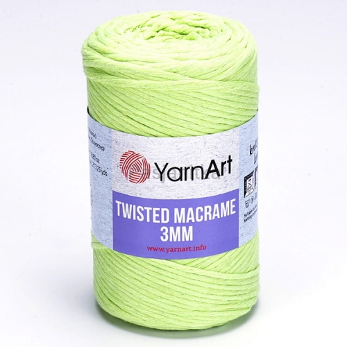 Sznurek Twisted Macrame 3 mm 755 jasny zielony