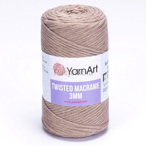 Sznurek Twisted Macrame 3 mm 768 beż