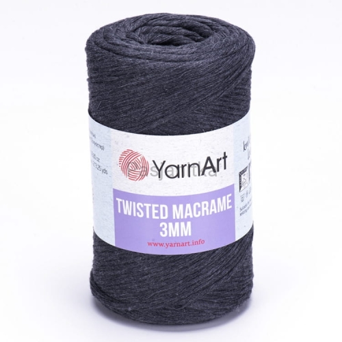 Sznurek Twisted Macrame 3 mm 758 grafit