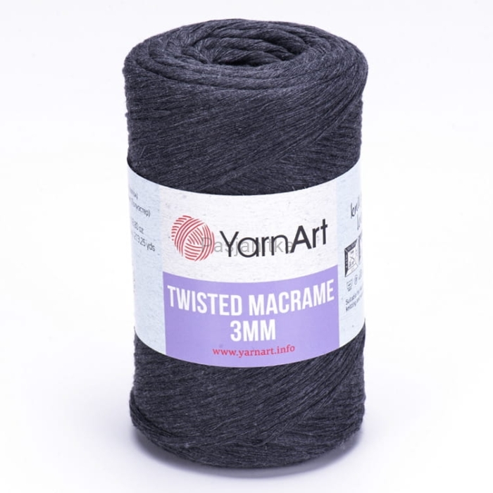 Sznurek Twisted Macrame 3 mm 758 grafit