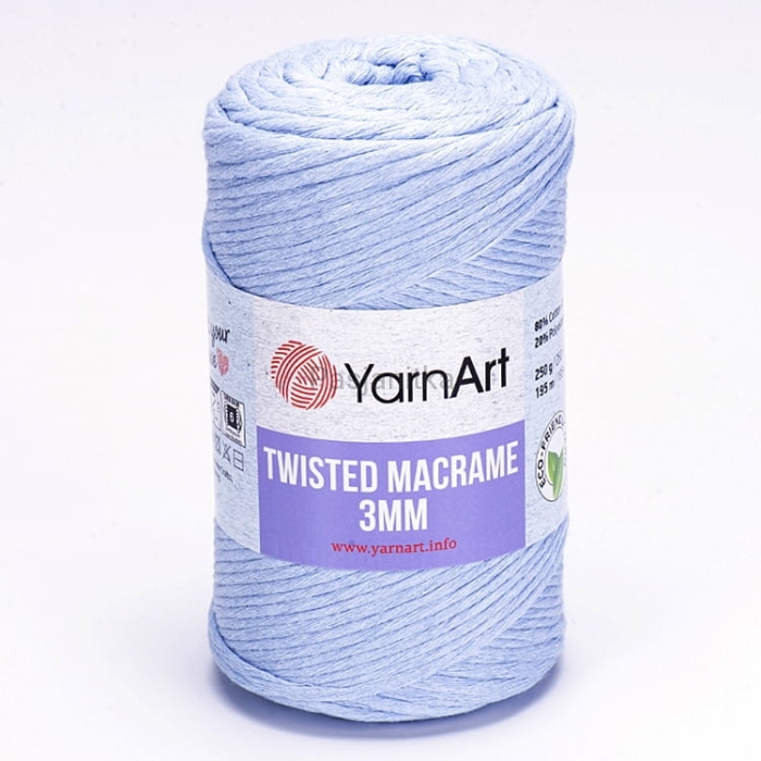 Sznurek Twisted Macrame 3 mm 760 błękit