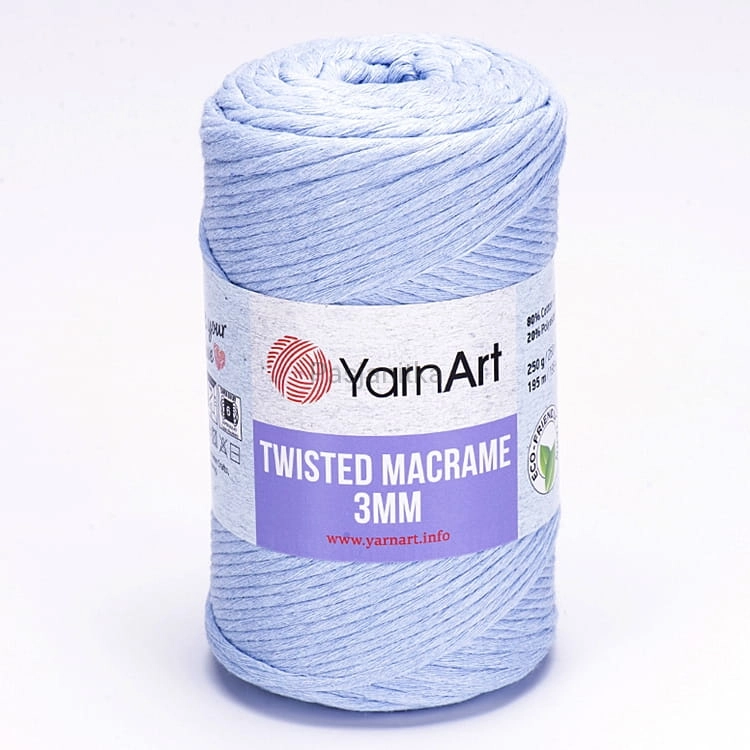 Sznurek Twisted Macrame 3 mm 760 błękit