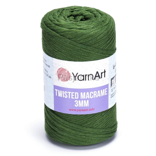 Sznurek Twisted Macrame 3 mm 787 paproć