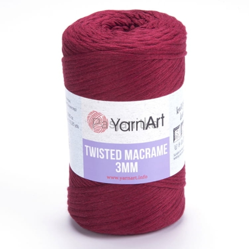 Sznurek Twisted Macrame 3 mm 781 bordo