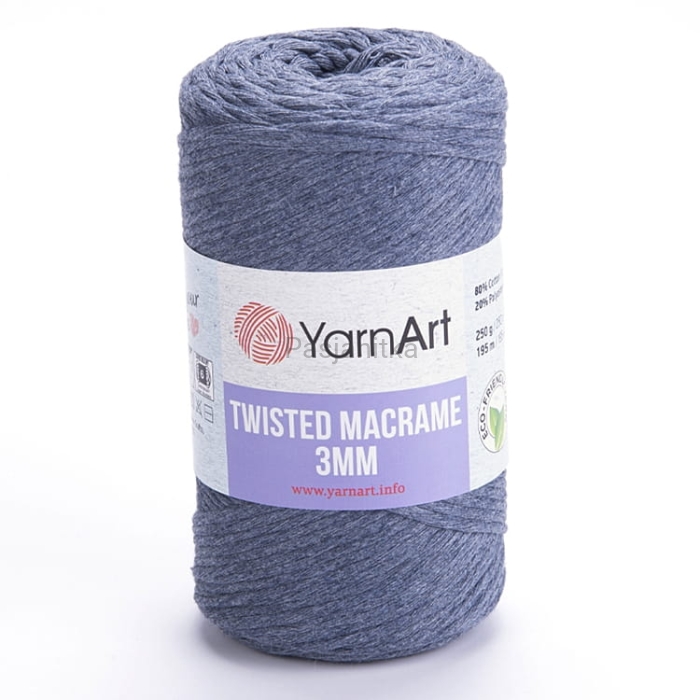 Sznurek Twisted Macrame 3 mm 761 jeans