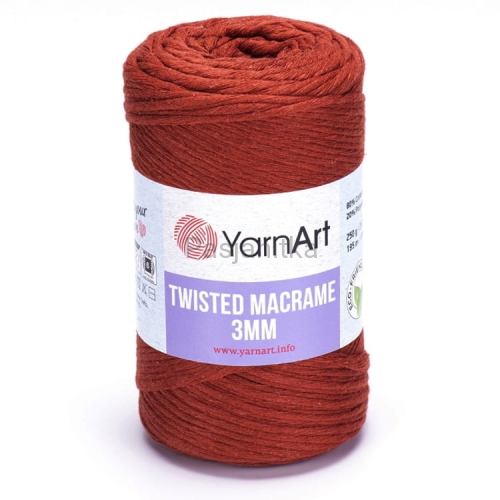 Sznurek Twisted Macrame 3 mm 785 rdza