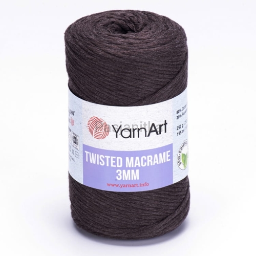 Sznurek Twisted Macrame 3 mm 769 brązowy