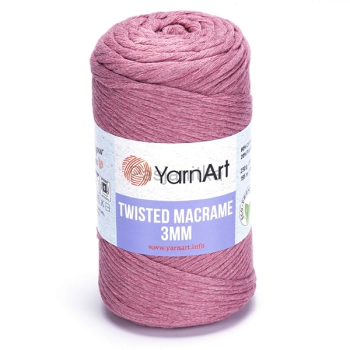 Sznurek Twisted Macrame 3 mm 792 brudny róż