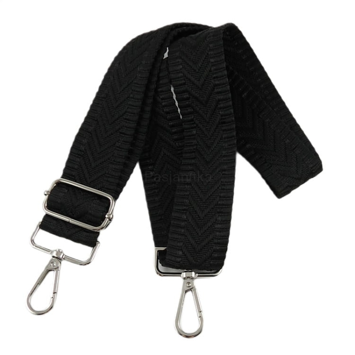 Pasek do torby 3,8 cm / 68-130 cm / nr 062 czarny