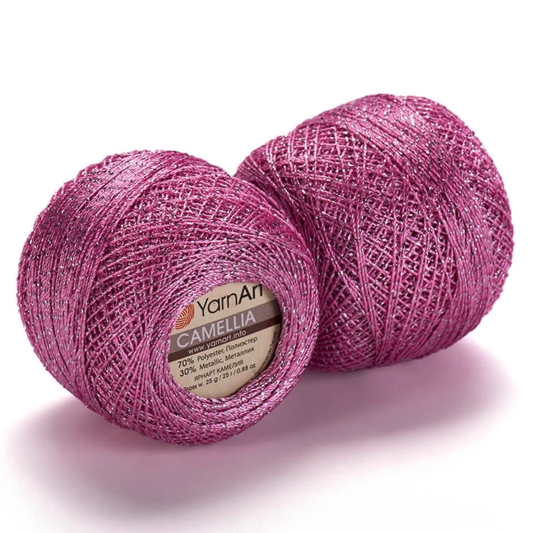Kordonek Camellia Yarn Art 415 róż