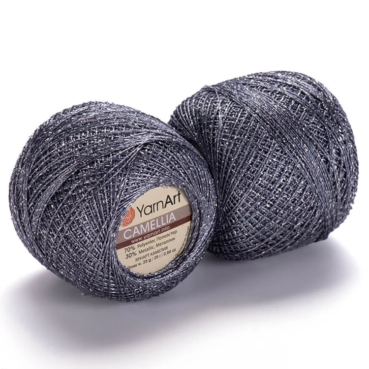 Kordonek Camellia Yarn Art 424 szary