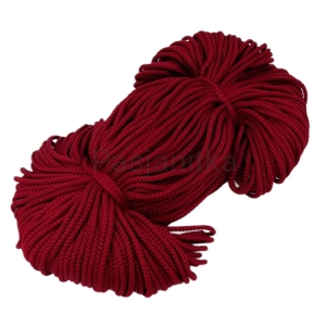 Sznurek poliestrowy 3 mm / bordo