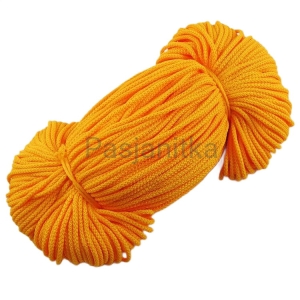 Sznurek poliestrowy 3 mm / żółty