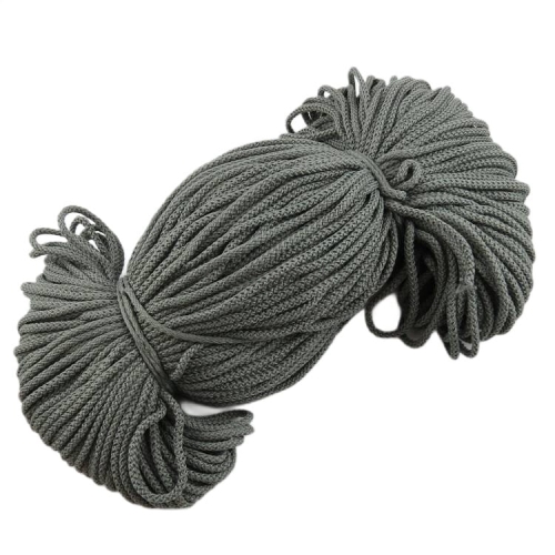 Sznurek poliestrowy 3 mm / szary