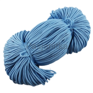 Sznurek poliestrowy 3 mm / błękit