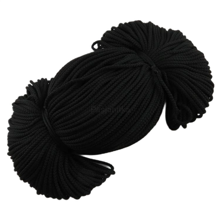 Sznurek poliestrowy 3 mm / czarny