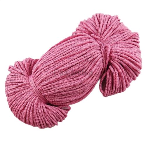 Sznurek poliestrowy 3 mm / jasny róż