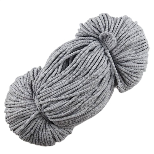 Sznurek poliestrowy 3 mm / jasny szary