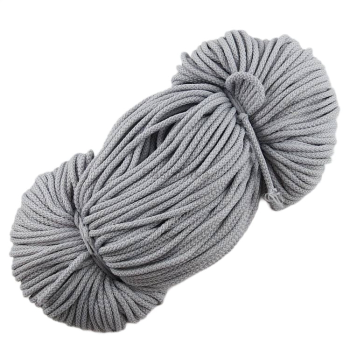 Sznurek poliestrowy 3 mm / jasny szary