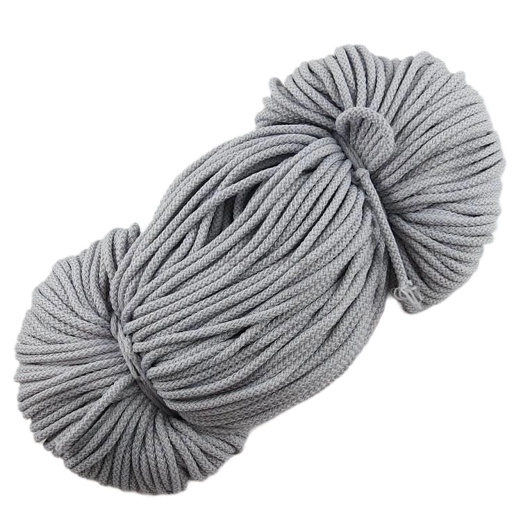 Sznurek poliestrowy 3 mm / jasny szary