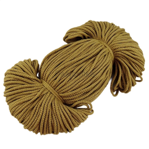 Sznurek poliestrowy 3 mm / jasny brąz