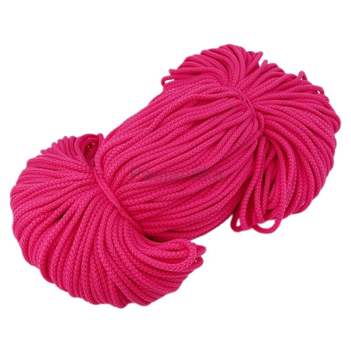 Sznurek poliestrowy 3 mm / różowy