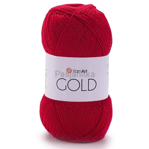 Włóczka Gold Yarn Art 9352 czerwony