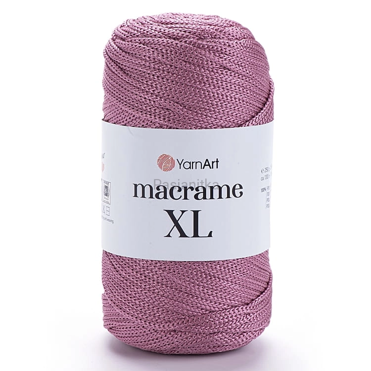 Sznurek Macrame XL 3 mm / 141 brudny róż