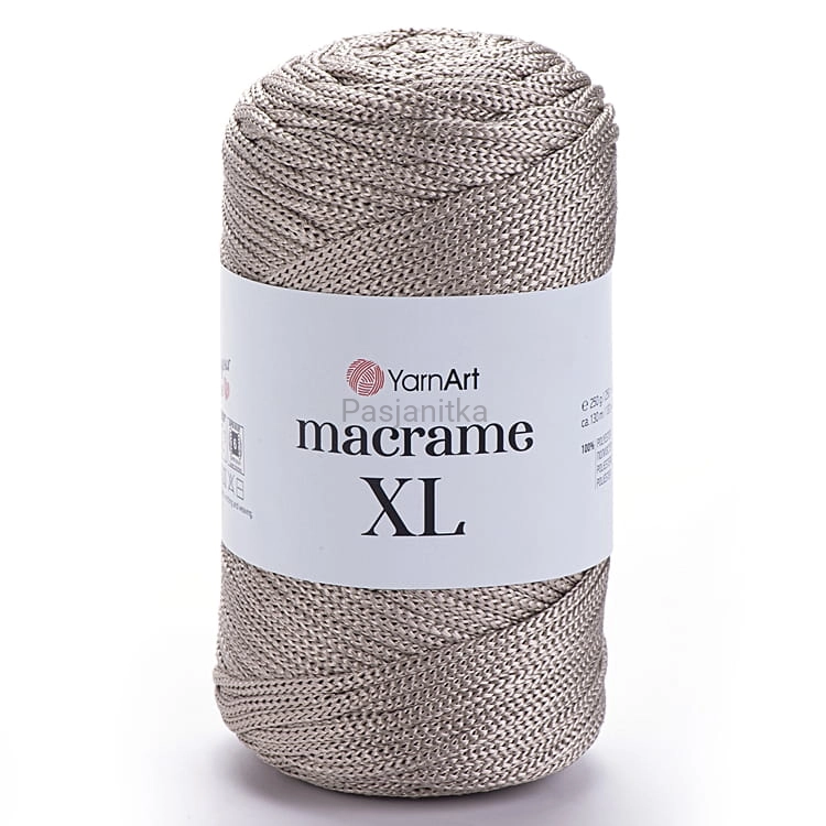 Sznurek Macrame XL 3 mm / 156 chłodny beż