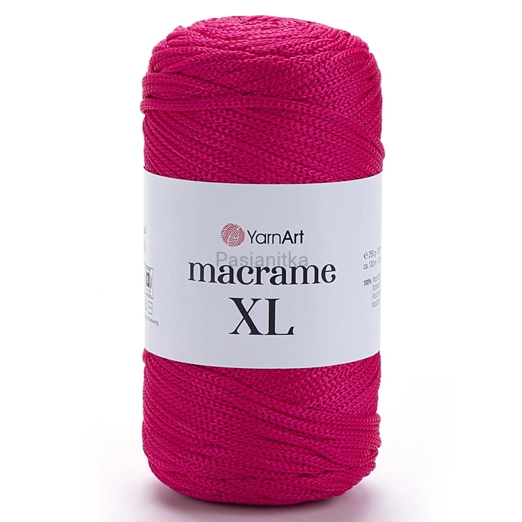 Sznurek Macrame XL 3 mm / 163 róż-czerwień