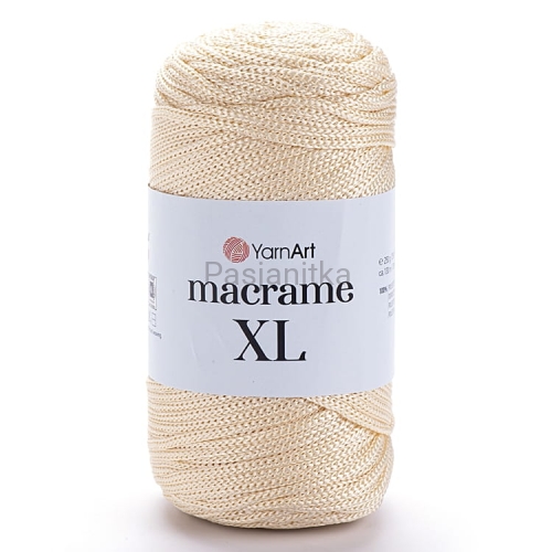 Sznurek Macrame XL 3 mm / 165 krem