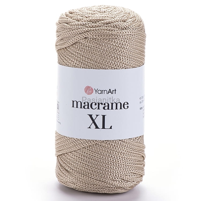 Sznurek Macrame XL 3 mm / 166 jasny beż