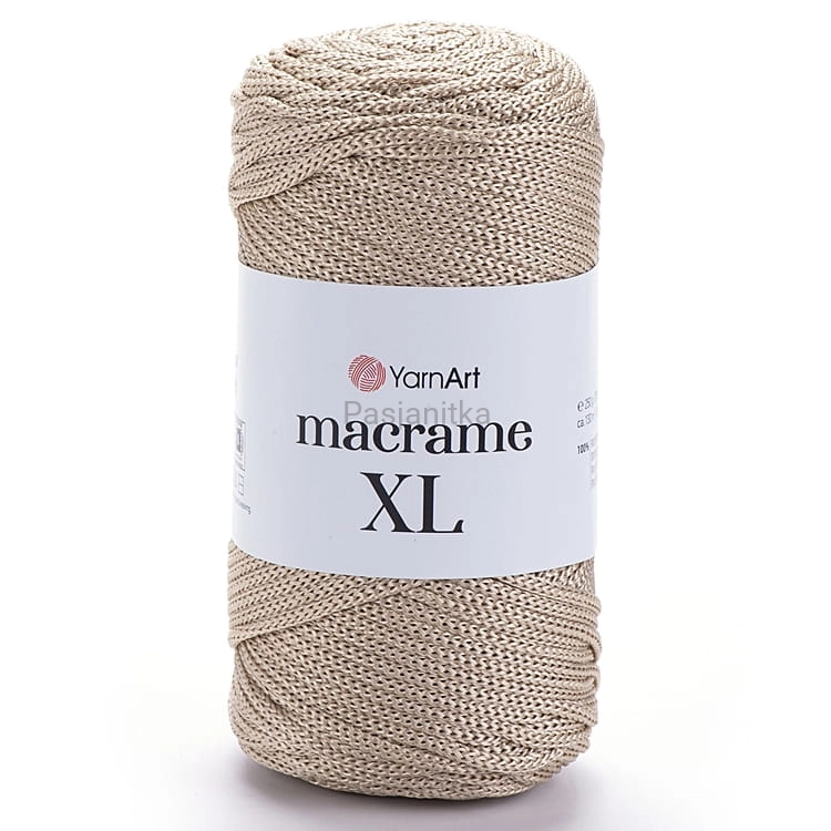Sznurek Macrame XL 3 mm / 166 jasny beż