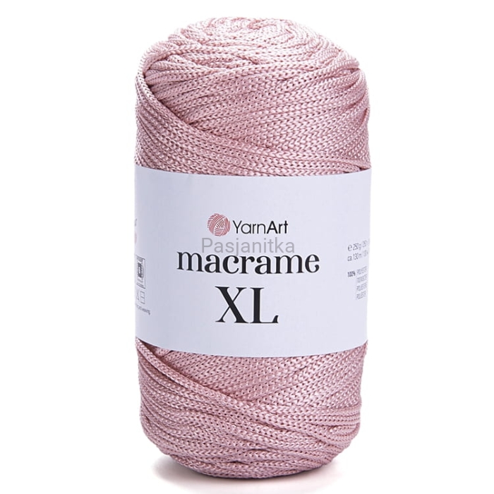 Sznurek Macrame XL 3 mm / 171 pudrowy róż