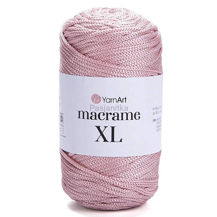 Sznurek Macrame XL 3 mm / 171 pudrowy róż