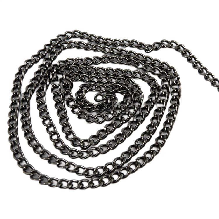 Łańcuszek do torebki, 120 cm czarny