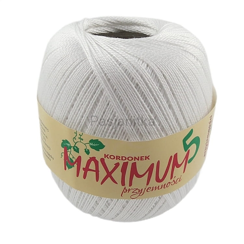Kordonek Maximum 5 / biały