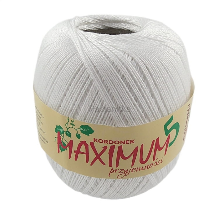 Kordonek Maximum 5 / biały
