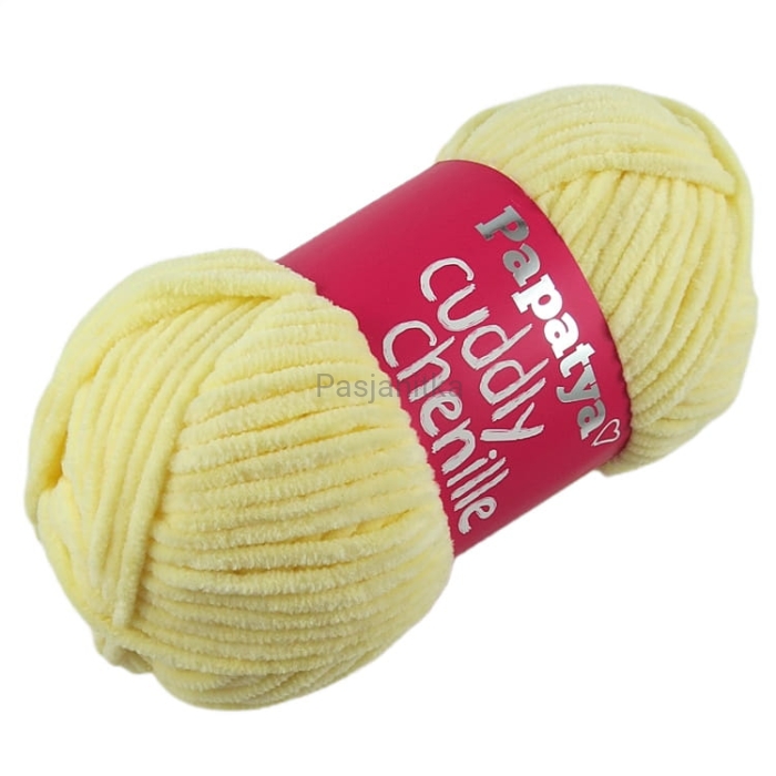 Włóczka Cuddly Chenille / 7020 cytryna