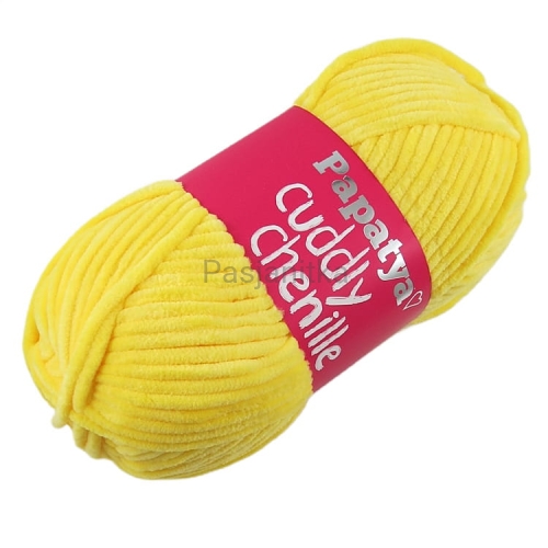 Włóczka Cuddly Chenille / 7040 żółty